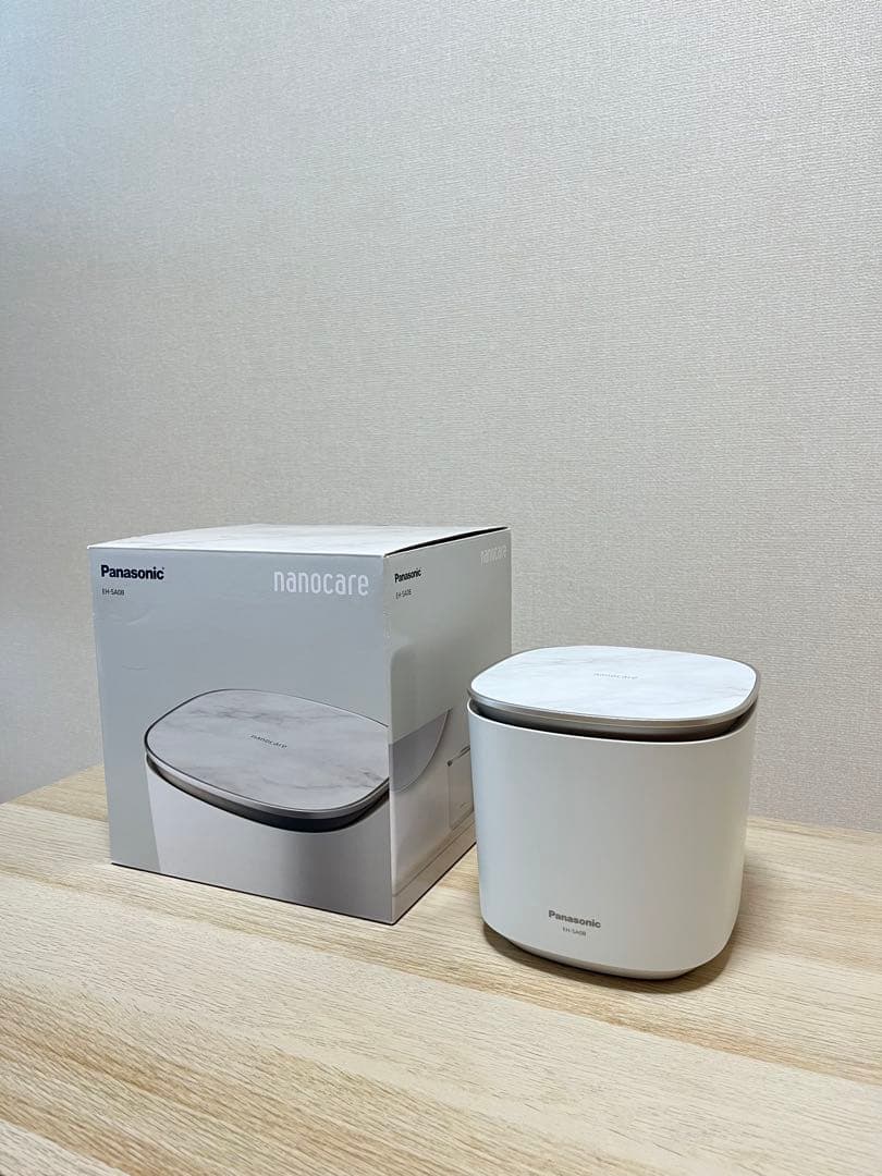 【値下げ】【美品】Panasonic スチーマーナノケア EH-SA0B-N