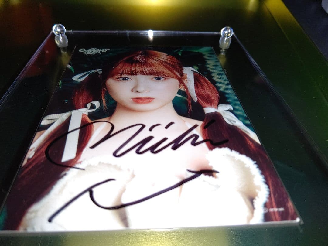 NiziU　MIIHI　ミイヒ　本人直筆サイン入りフォトカード　10代ラスト年