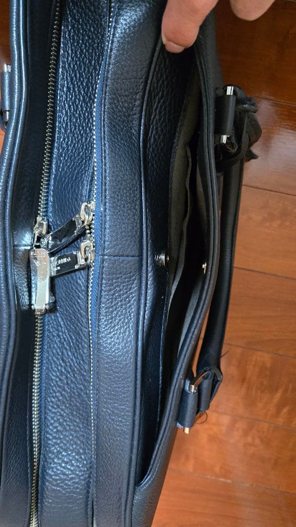 PELLE MORBIDA Maiden Voyage ネイビー ビジネスバッグ