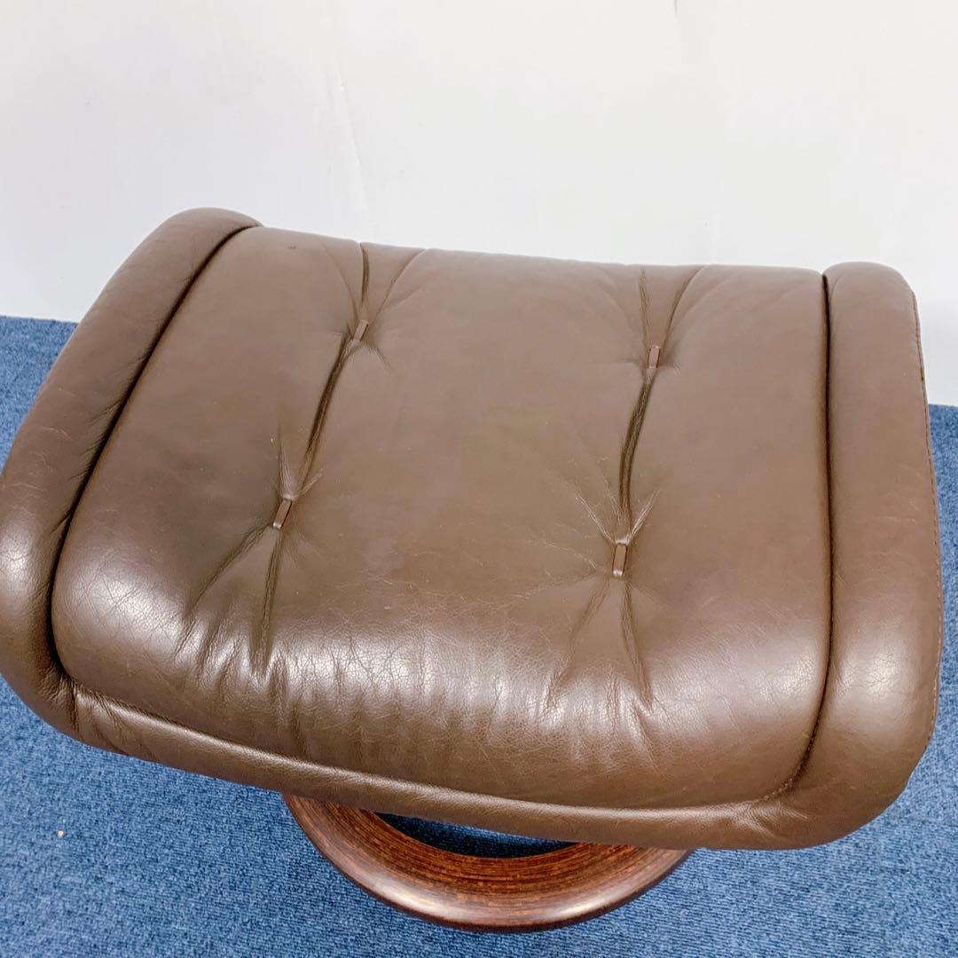 【送料無料】EKORNES エコーネス 高級 本革オットマン レザー スツール