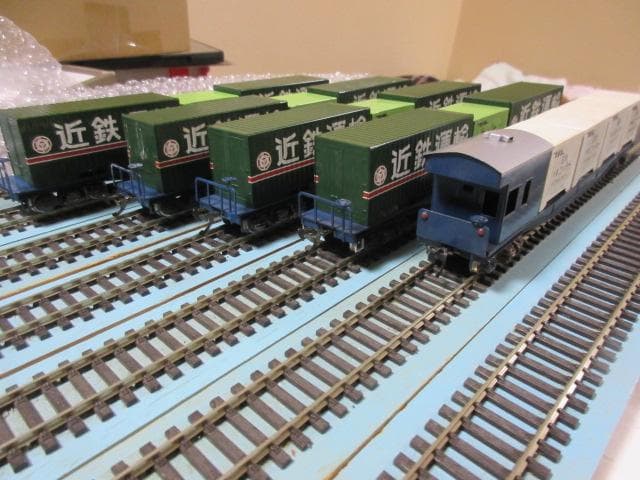 国鉄 コンテナ貨車 5両セット HOゲージ（金属製・エンドウ製）