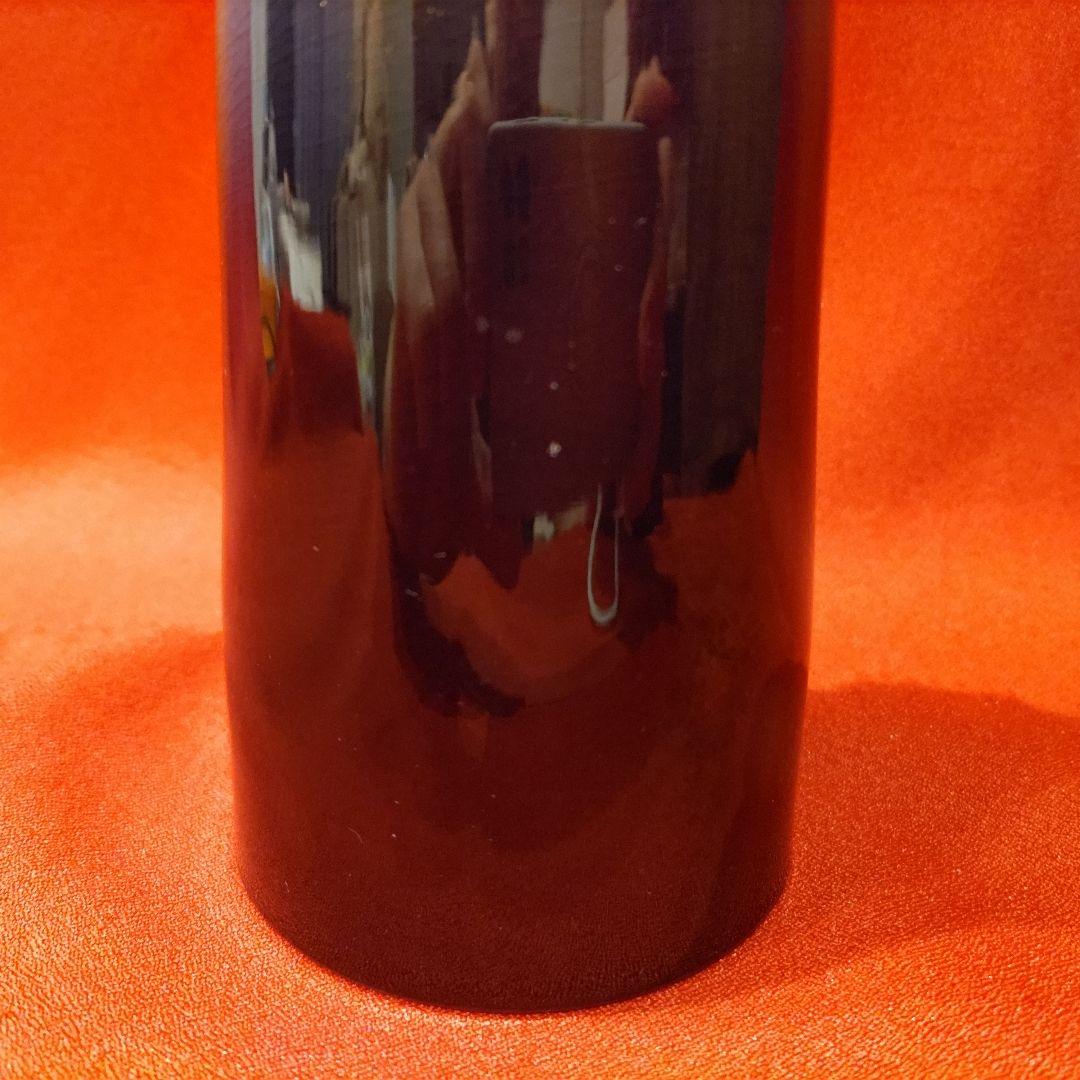 三代 徳田八十吉 彩釉 碧明釉 花入 人間国宝 花器 花瓶 九谷焼