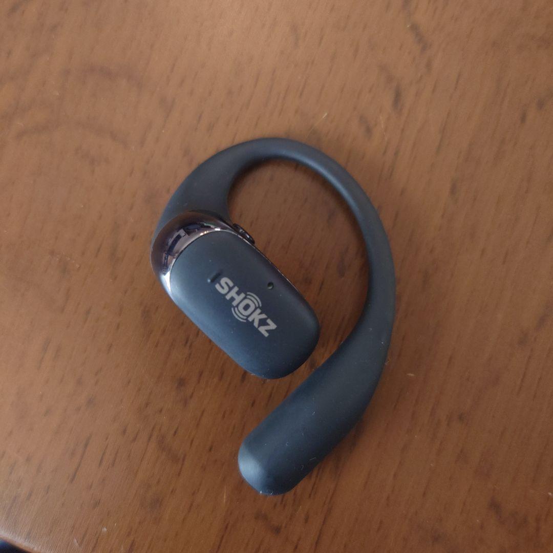 SHOKZ OPENFIT2 ブラック 左耳＋ケースのみ ケースカバー付
