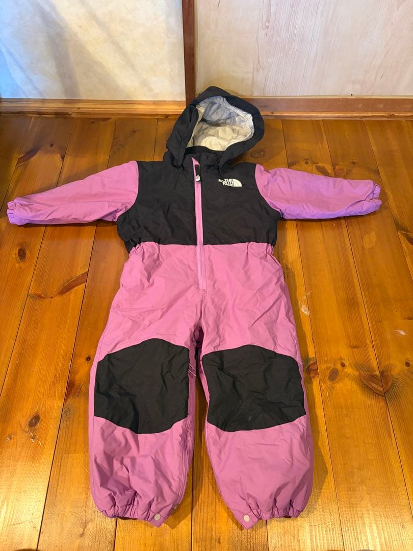 THE NORTH FACE スノーウェア 90cm ラベンダー ジャンプスーツ