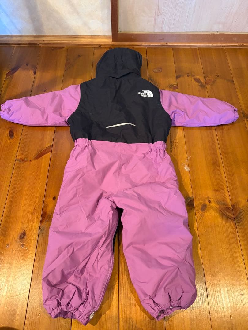 THE NORTH FACE スノーウェア 90cm ラベンダー ジャンプスーツ