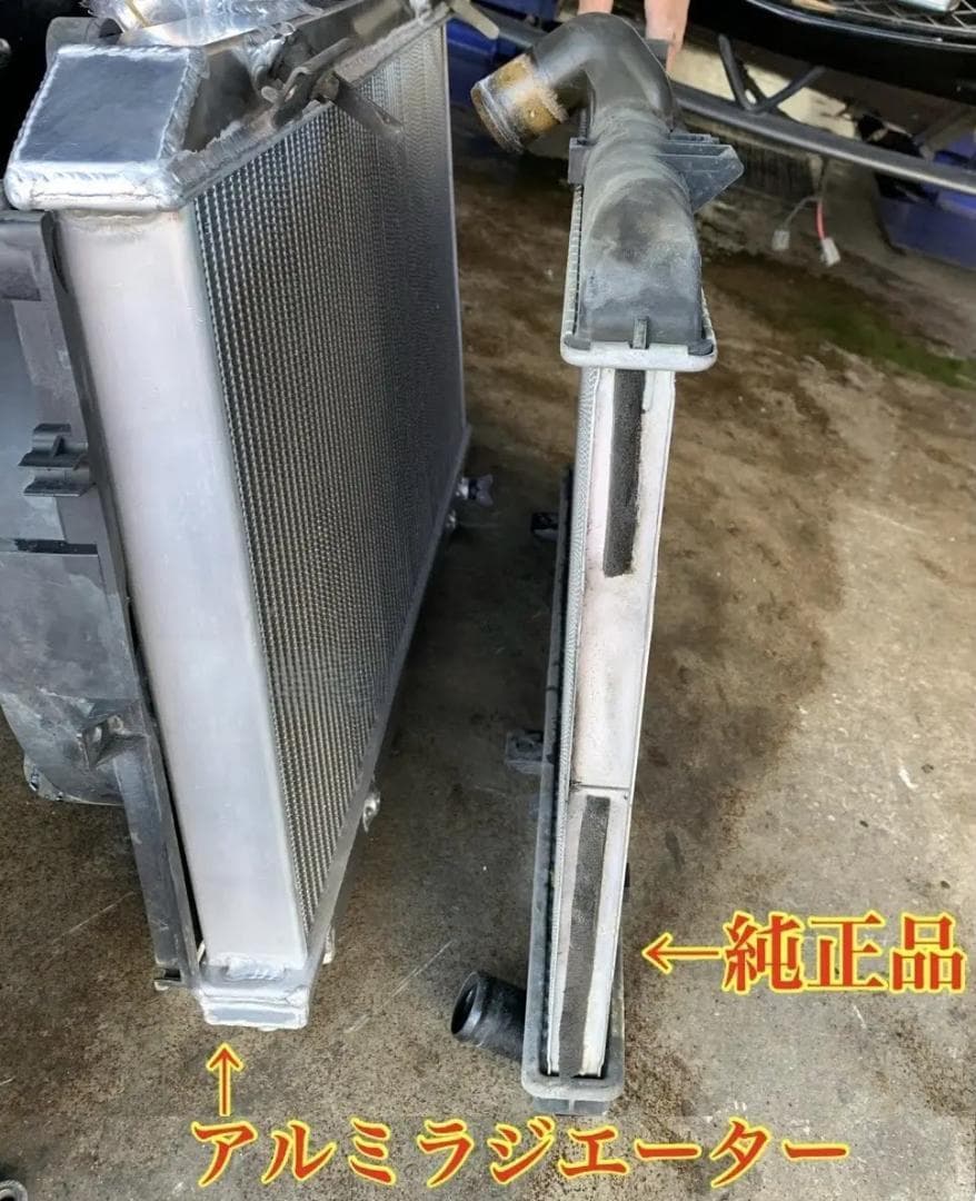 RX-8 2層40mm アルミ強化ラジエーター アルミラジエーター マツダ