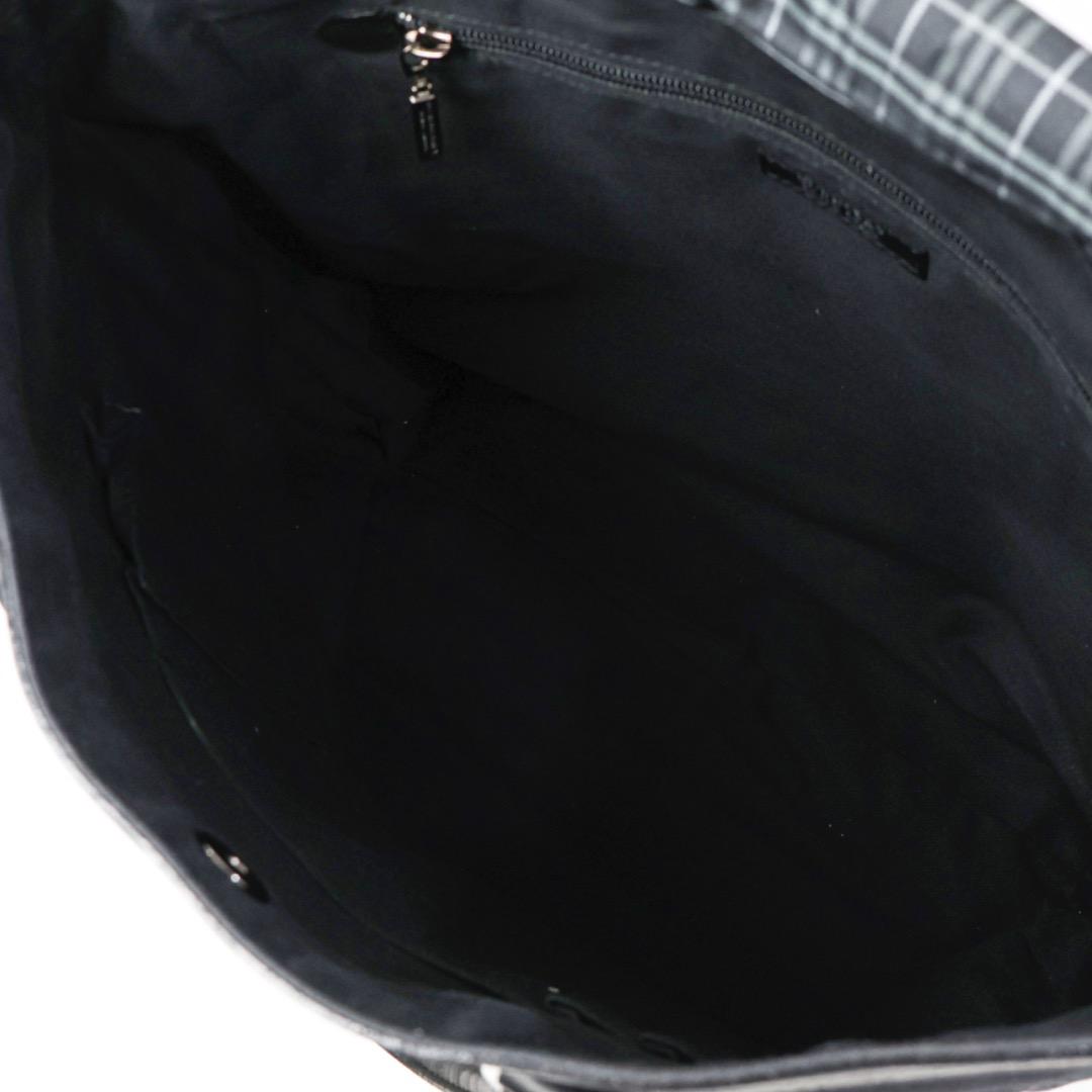 H5254-25◾️バーバリーブラックレーベル　キャンバスビジネスバッグ　Y2K