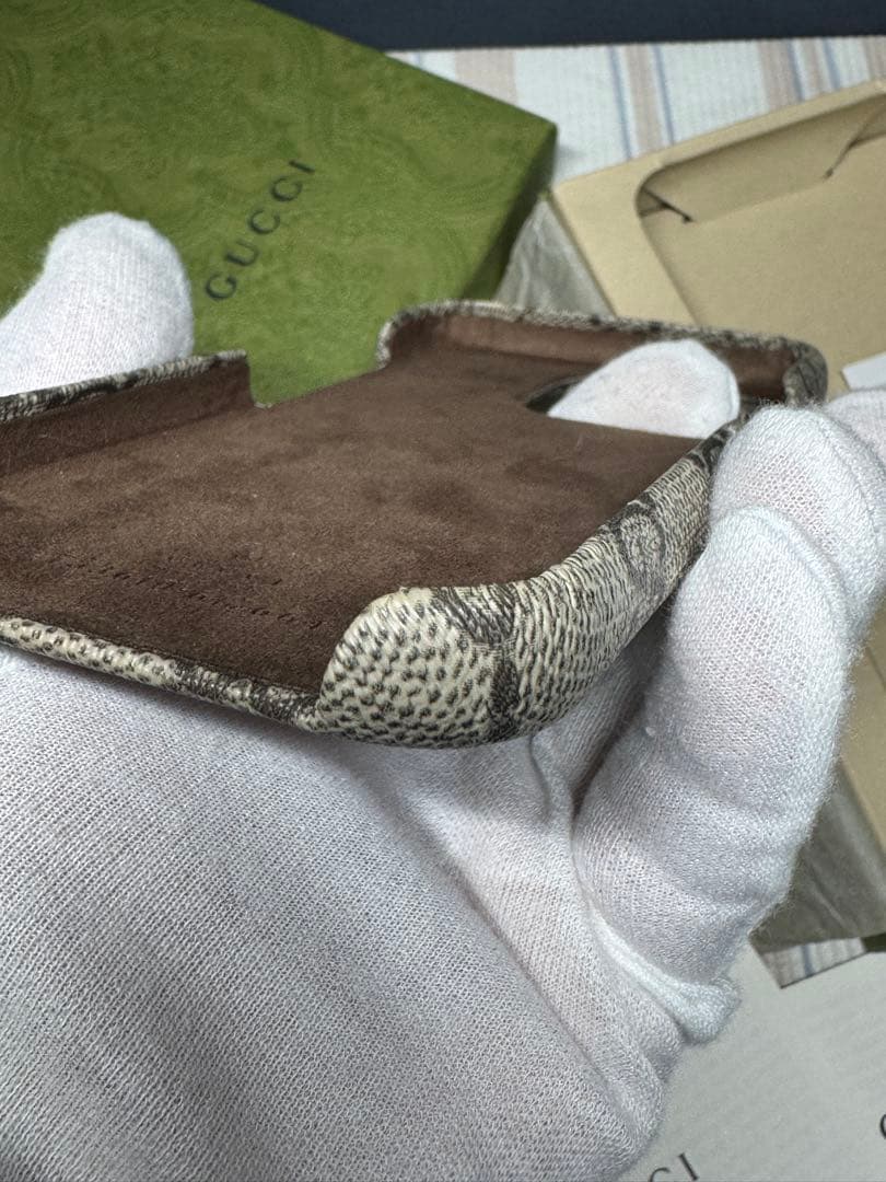 GUCCI GGパターン iPhone14 PRO ケース