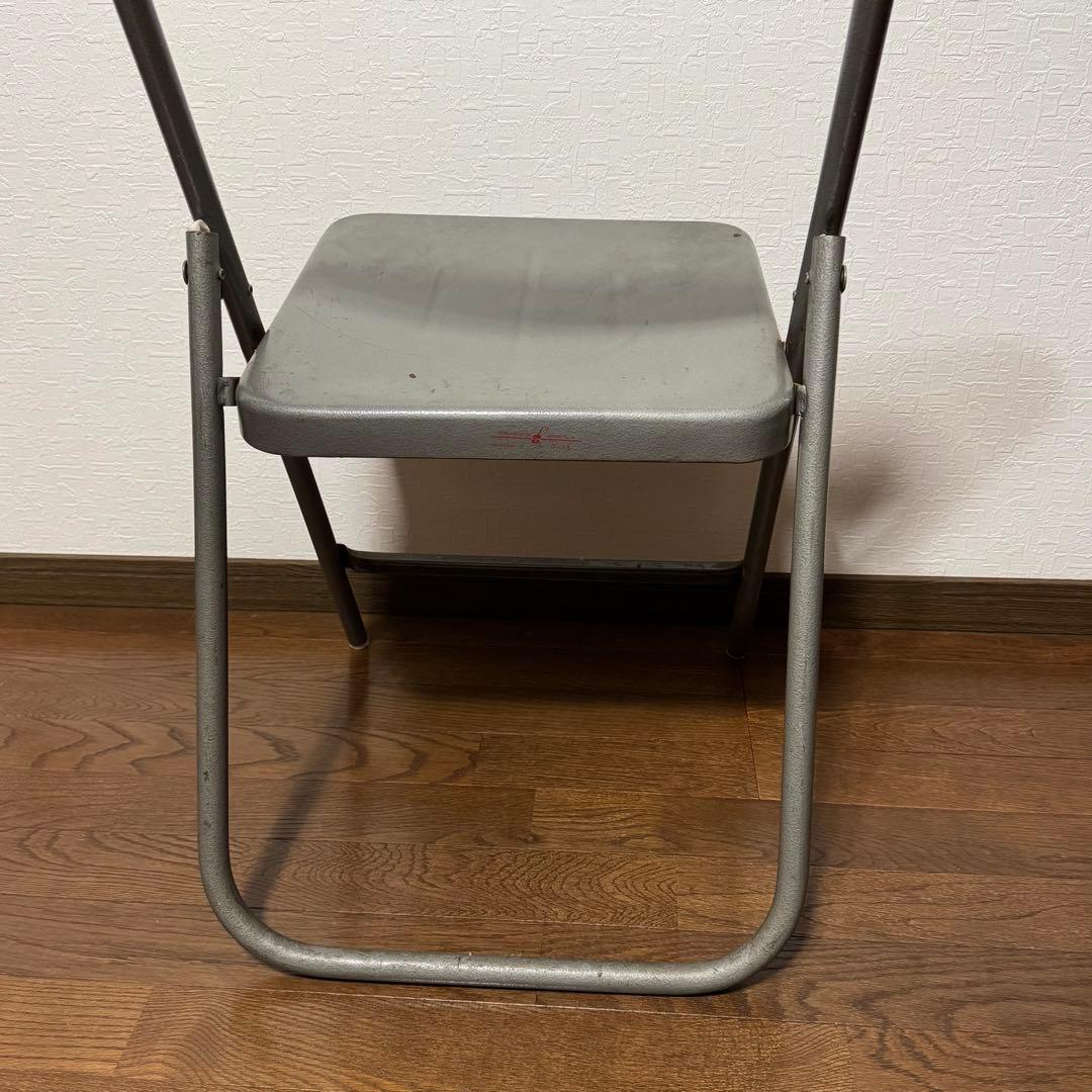 ビンテージ レトロ コロナビール フォールディングチェア パイプ椅子