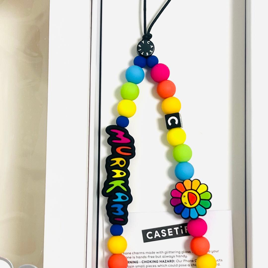 限定品村上隆 × CASETiFY フラワーズブルーム フォンチャームストラップ