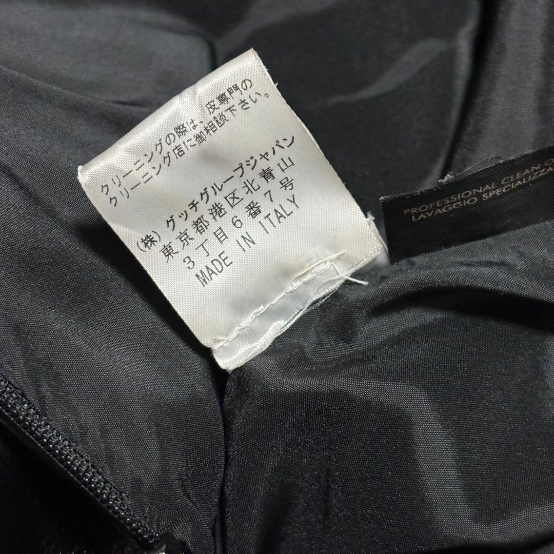 GUCCI グッチ ラムスキン レザー スカート 38サイズ