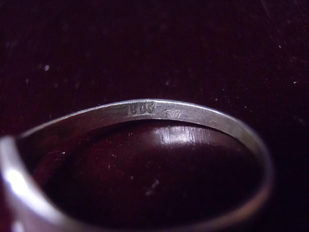 W帝政ドイツ軍/プロイセン王国＊鉄十字８００銀製リング＊約１７．５号（実物）