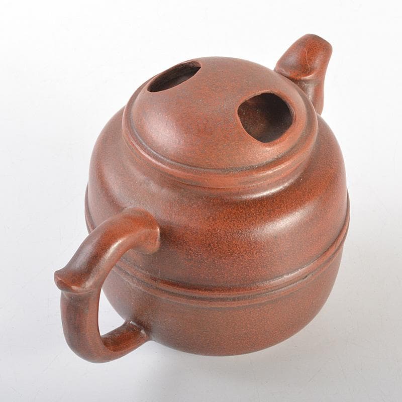 中国　 除友泉製　紫砂　朱泥　急須　茶壷　N　6685