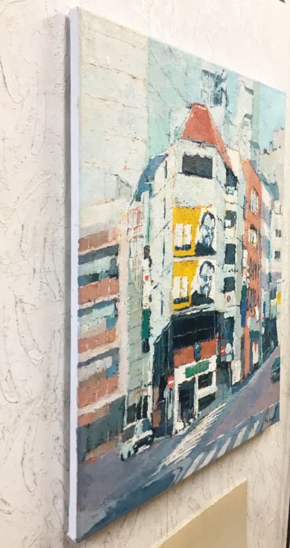 絵画 402 油絵/風景/東京/浜/海/六本木/P15号