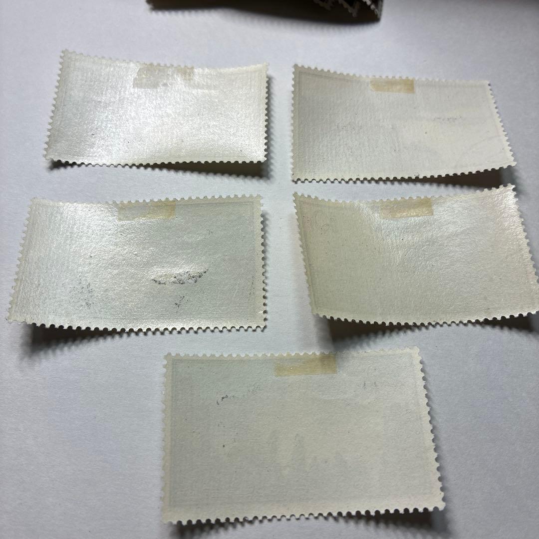 中国切手おまとめ7ヒンジ跡有難有含