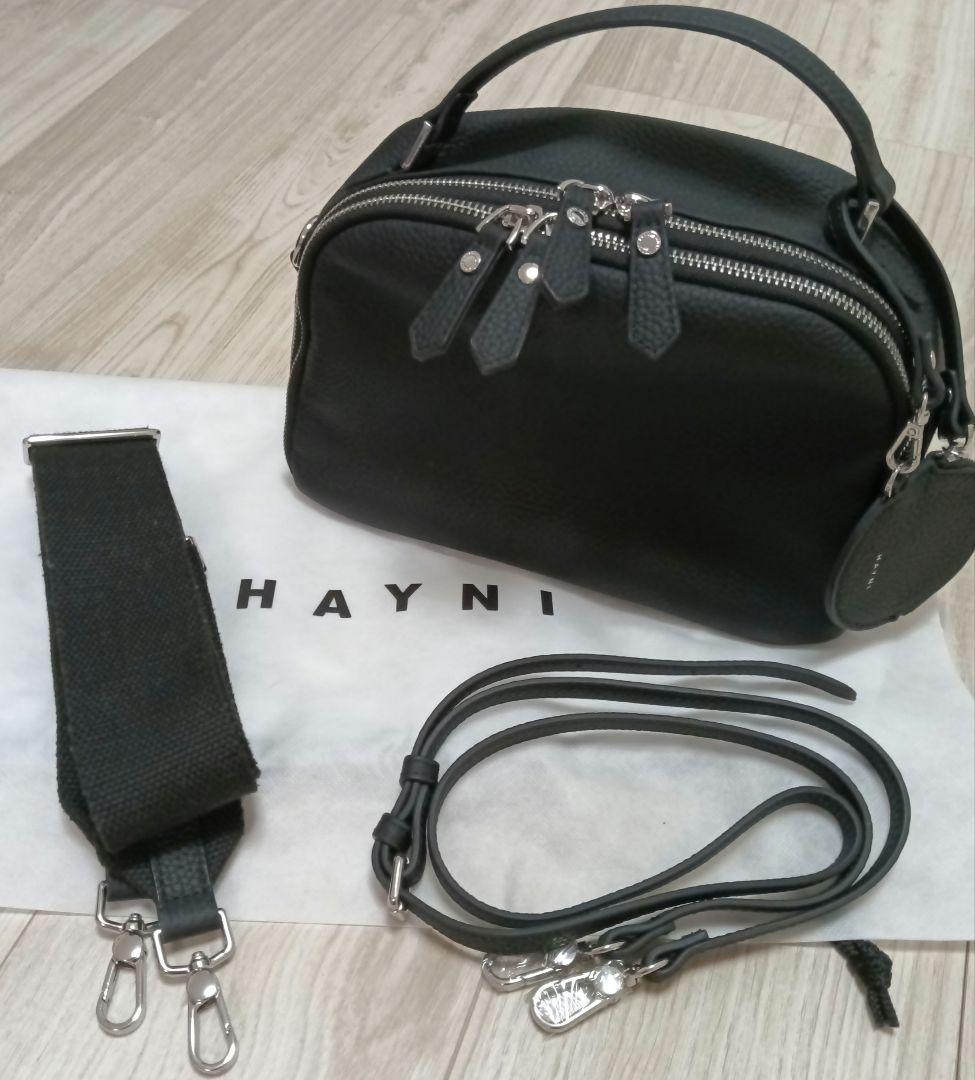 【なるみさま専用】【未使用】HAYNI ヘイニ　ルミエ　はあちゅう　黒　本革