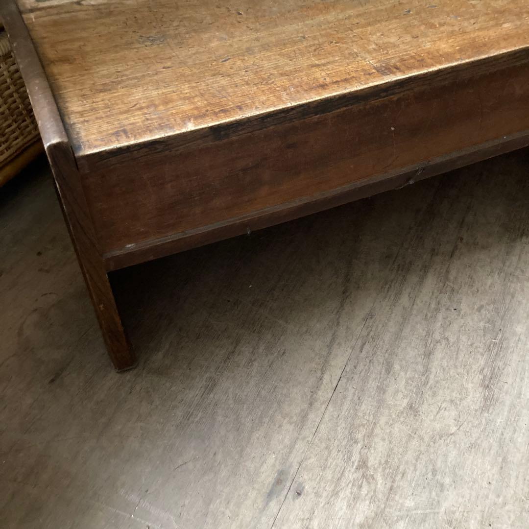 木製文机 2引き出し