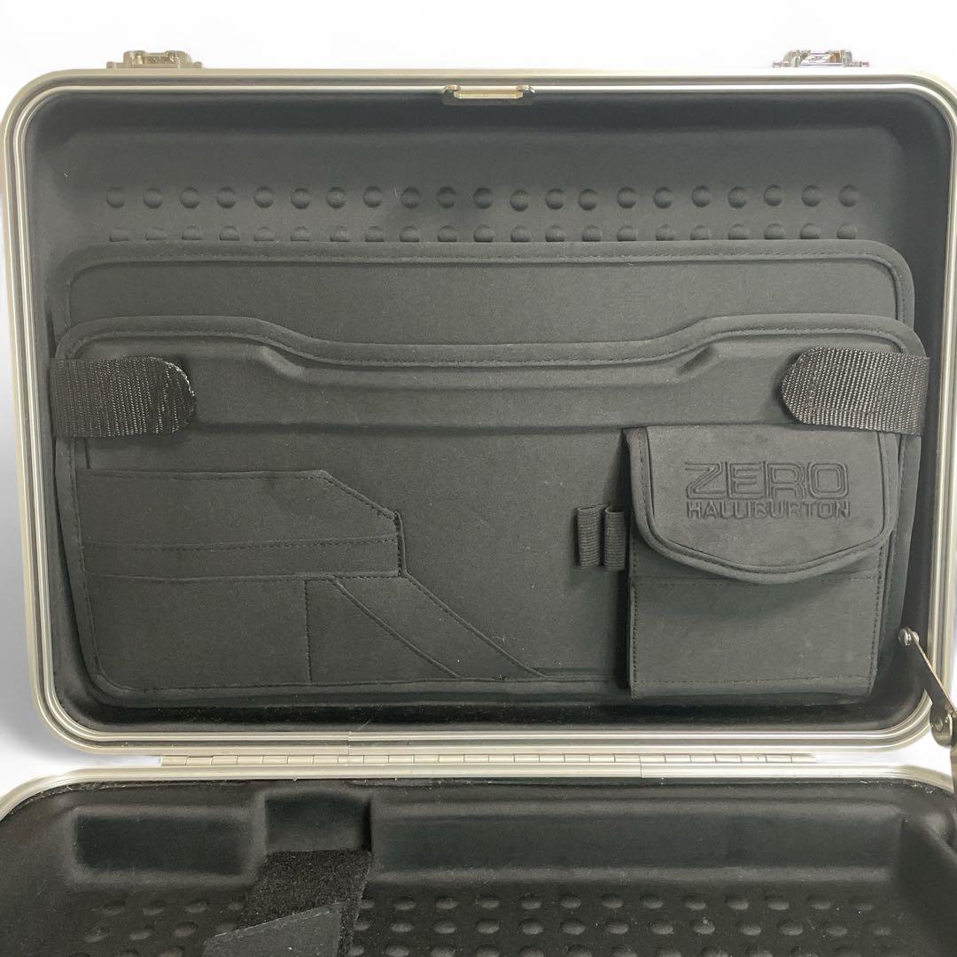 ゼロハリバートン アタッシュケース アルミ シルバー 鍵付き