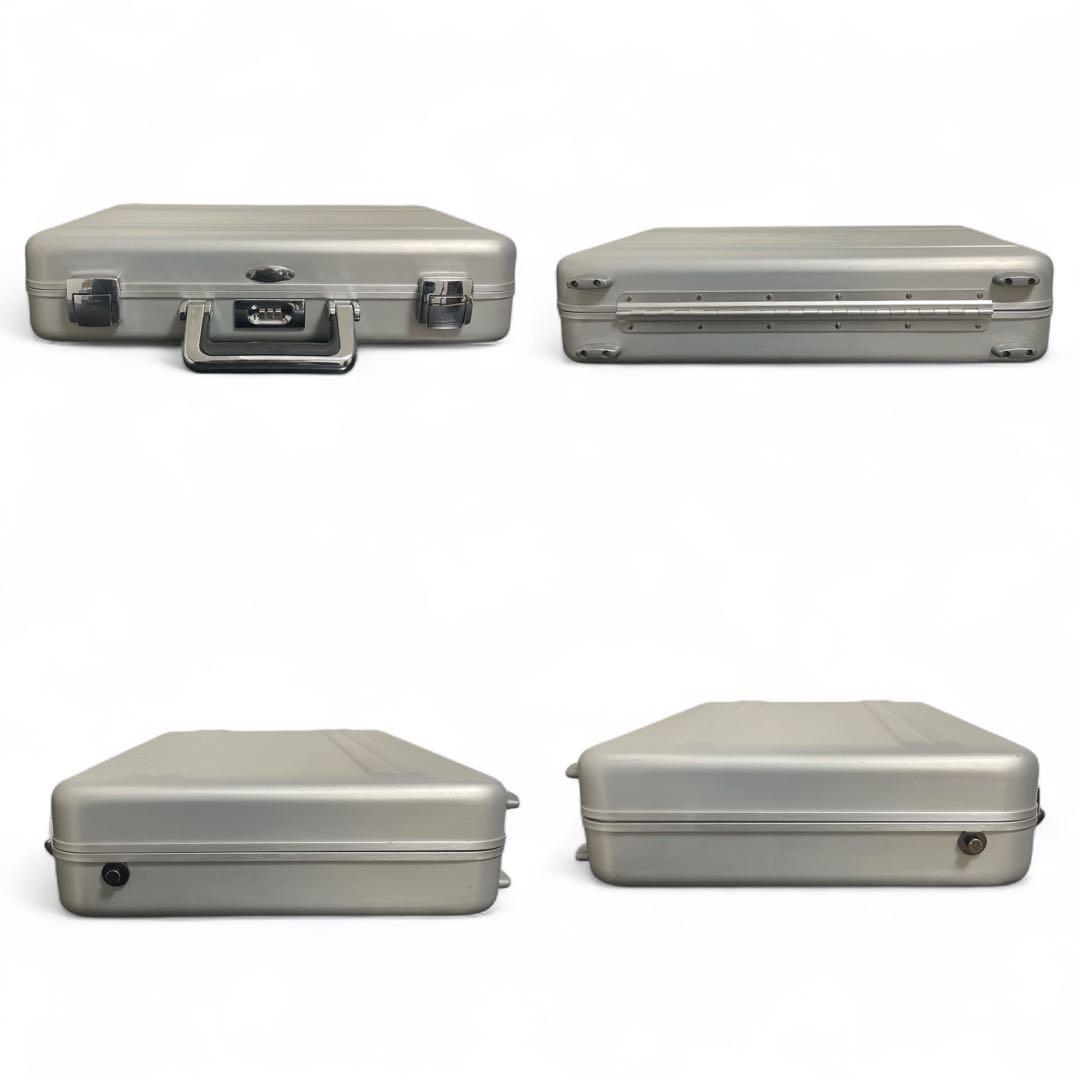 ゼロハリバートン アタッシュケース アルミ シルバー 鍵付き