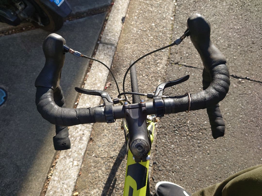 現状品要修理 GIANT TCR　エスポワール　ジュニア　ロードバイク イエロー