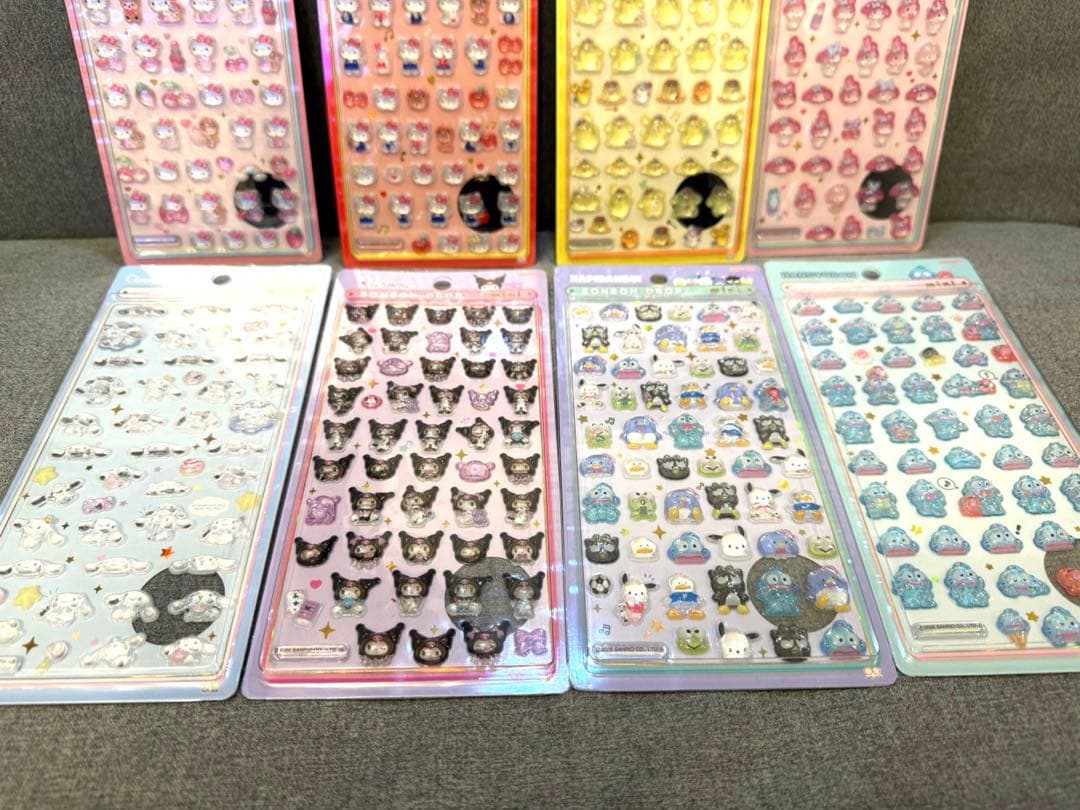 ふ*こ様 【正規品】サンリオ ボンボンドロップシール mini 8種セット