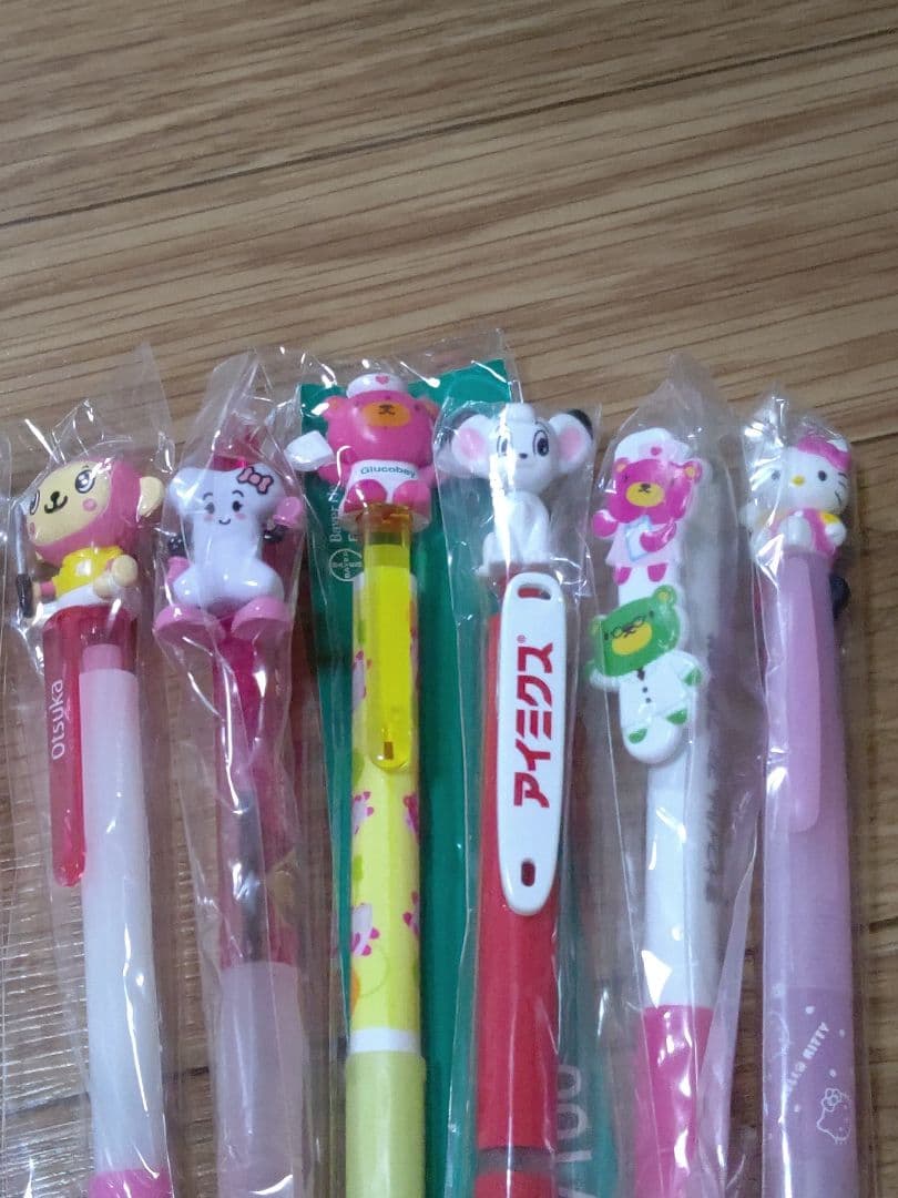 製薬会社ノベルティ キャラクター ボールペン10本セット