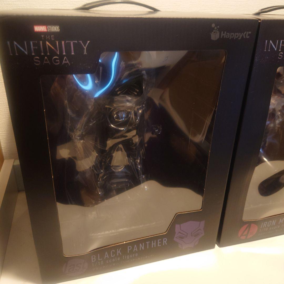 Happyくじ　アイアンマン　ブラックパンサー