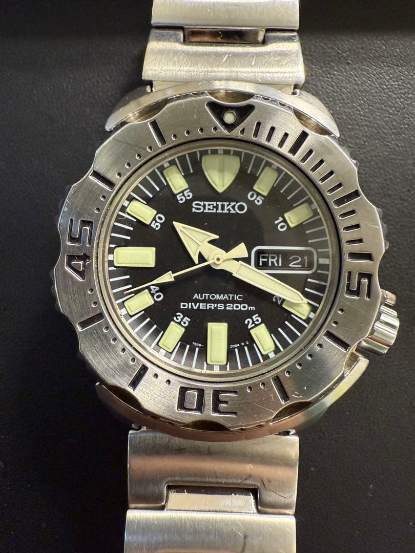 ｓ*ｅ様 【SEIKO】7S26-0350自動巻き ダイバーズウォッチ 稼働 大