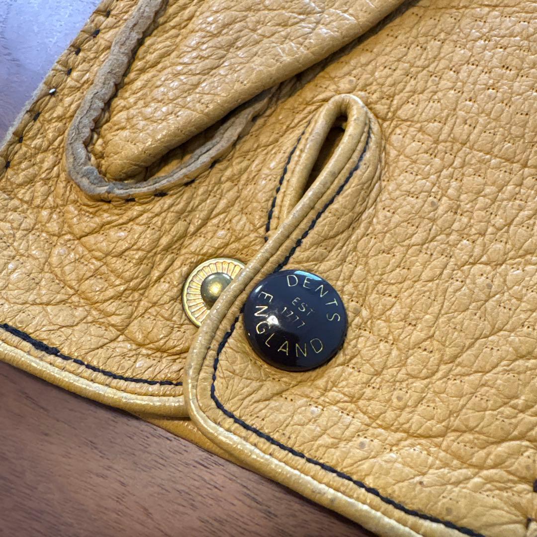 DENTS ペッカリーグローブ（裏地なし）イギリス製手袋　デンツ