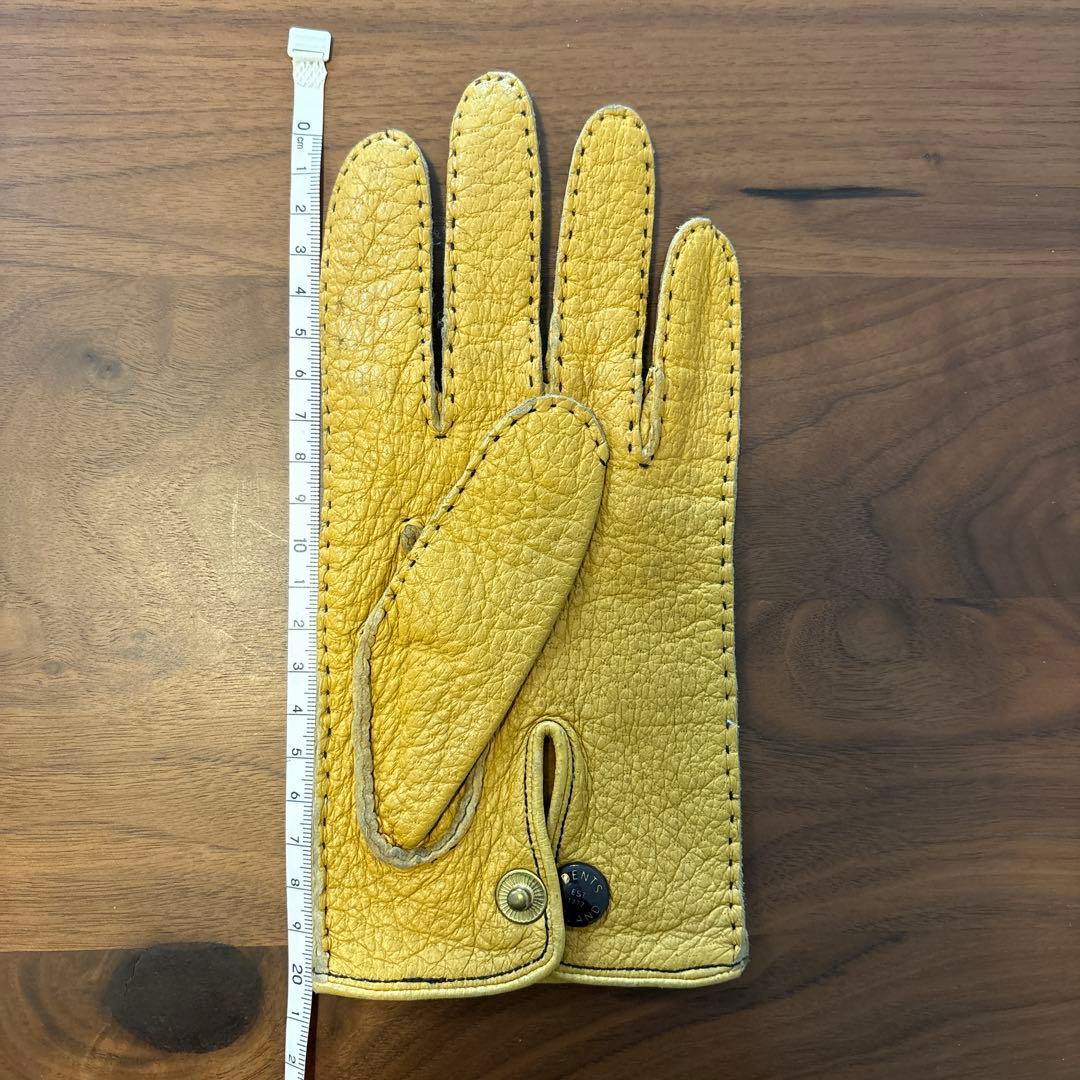 DENTS ペッカリーグローブ（裏地なし）イギリス製手袋　デンツ