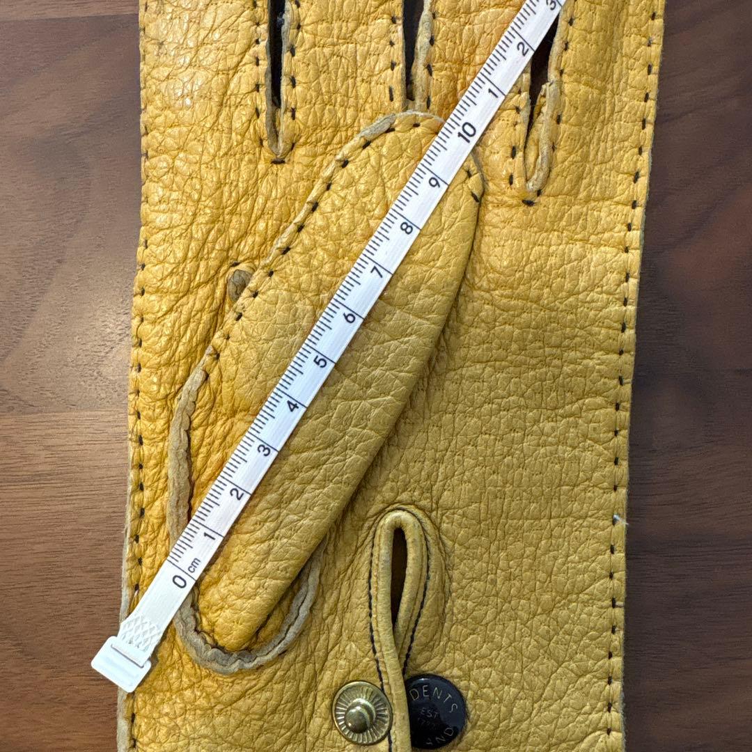 DENTS ペッカリーグローブ（裏地なし）イギリス製手袋　デンツ