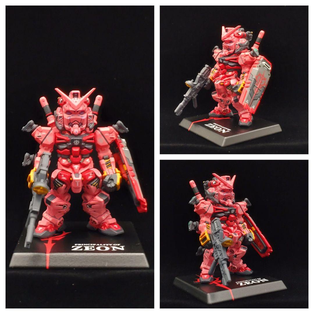 ミ*ヘ様 ガンダムコンバージ シャア専用赤いガンダム 全塗装完成品