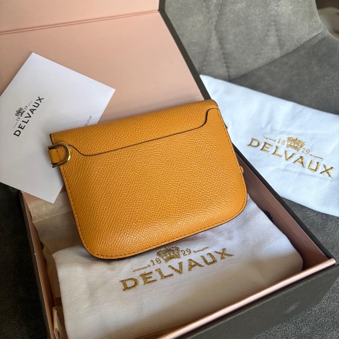 DELVAUX デルヴォー アルピナ カーフ コンパクト ウォレット