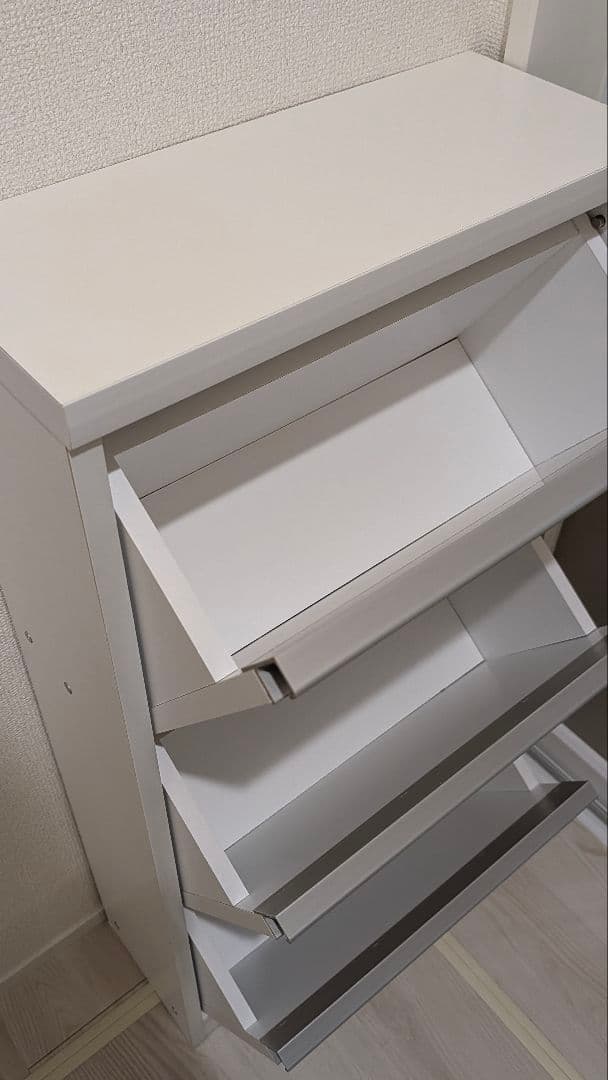 【靴箱】スリム／大容量／下駄箱／玄関収納／シューズラック/ランドリーラック