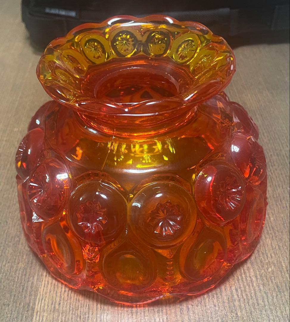 工芸品 Amberina Red amber Lamp Shade