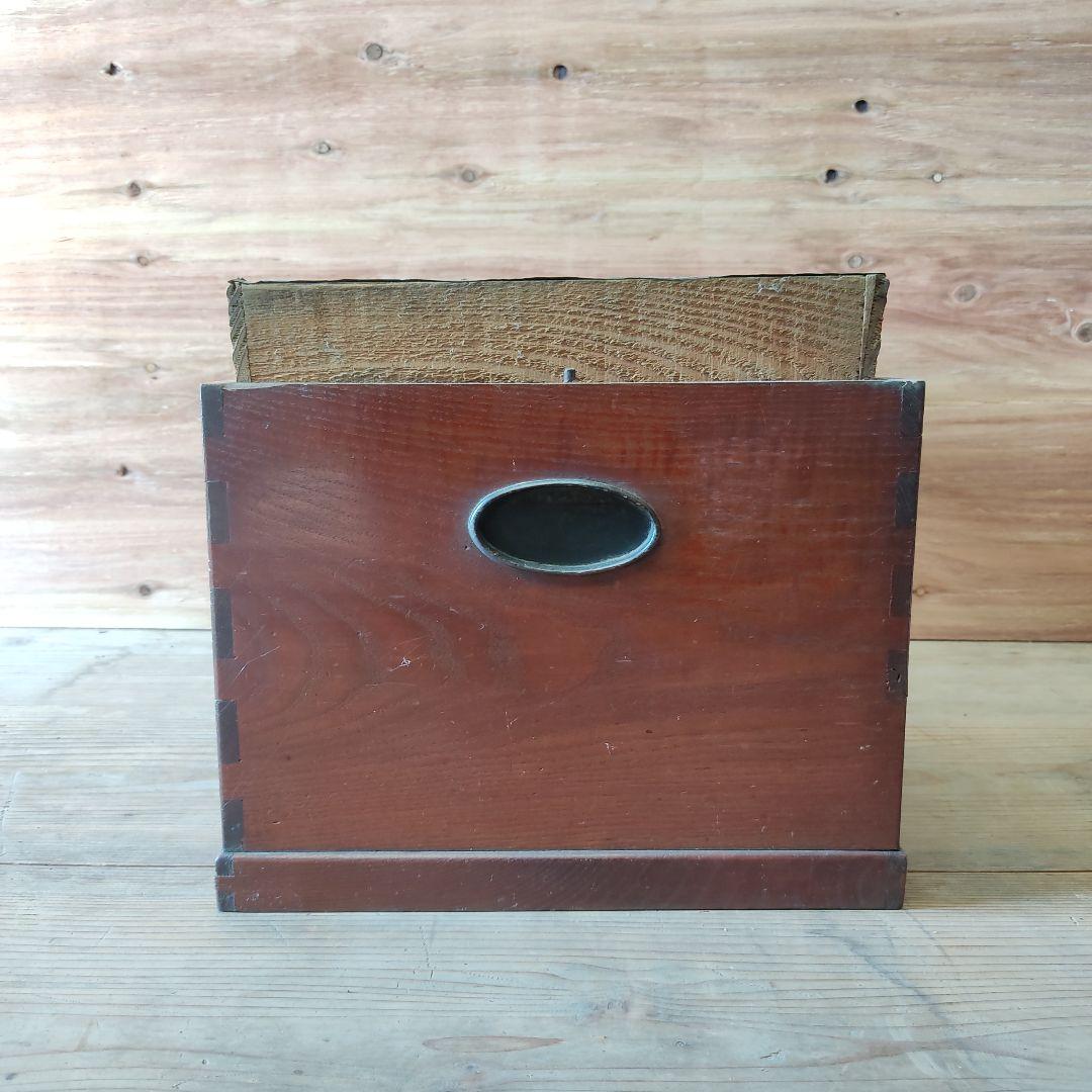 欅製 関西火鉢 長火鉢 骨董 アンティーク 火鉢