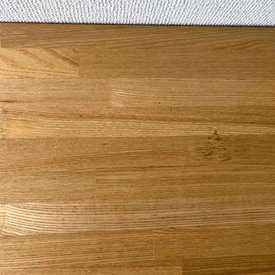 タモ材天板デスク　PCデスク