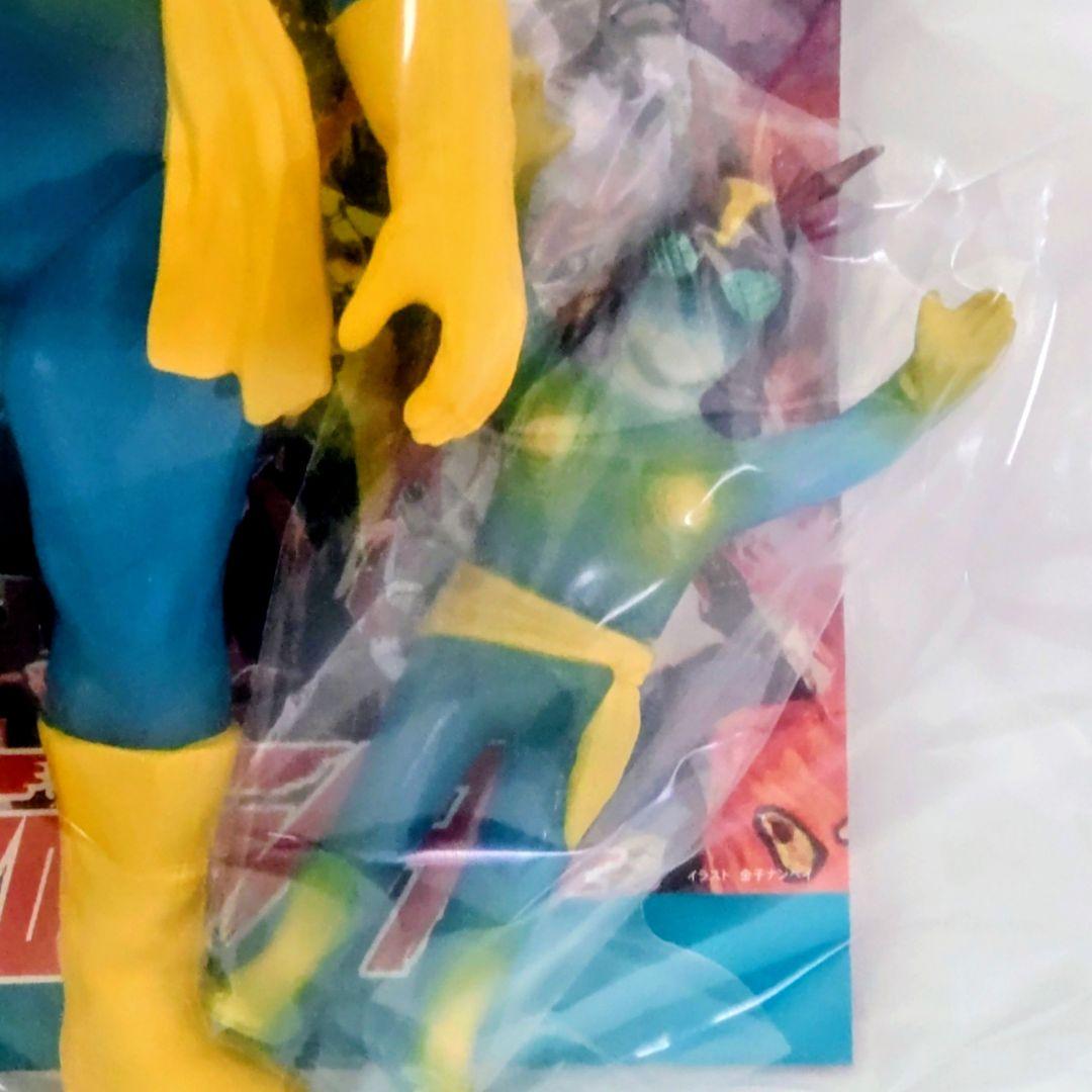 東映レトロソフビコレクション 蜂女 (新色)+ミニソフビ 約２７cm