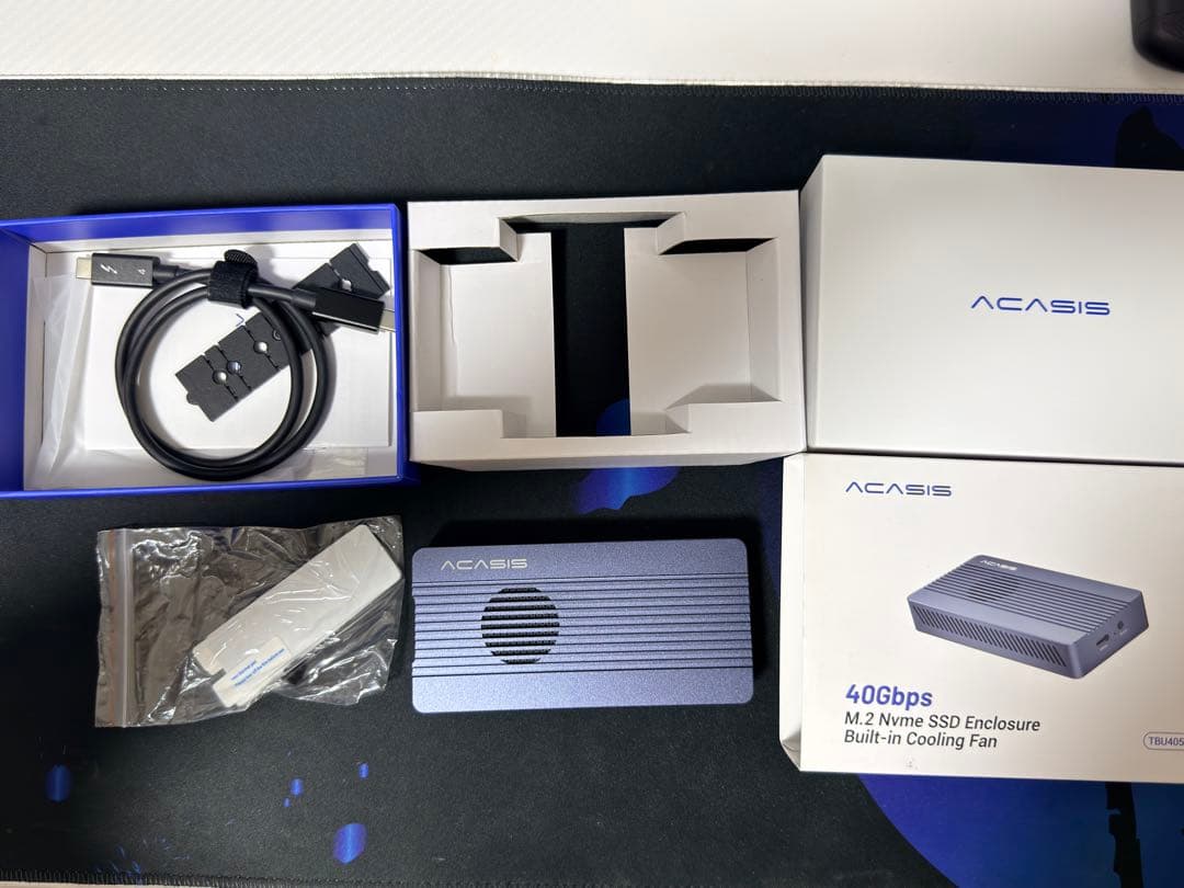 ACASIS M.2 NVMe SSD エンクロージャーTBU405Pro M1