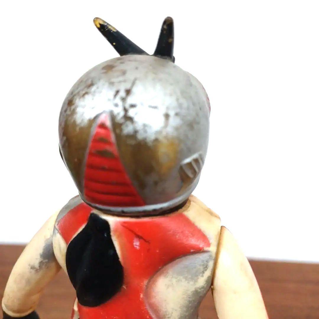 当時物マスダヤ製「スパークライト仮面ライダー X」激レアなソフビフィギュア玩具