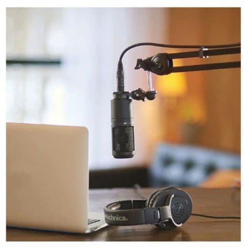 【美品】オーディオテクニカ AT2020 コンデンサーマイク XLR ブラック