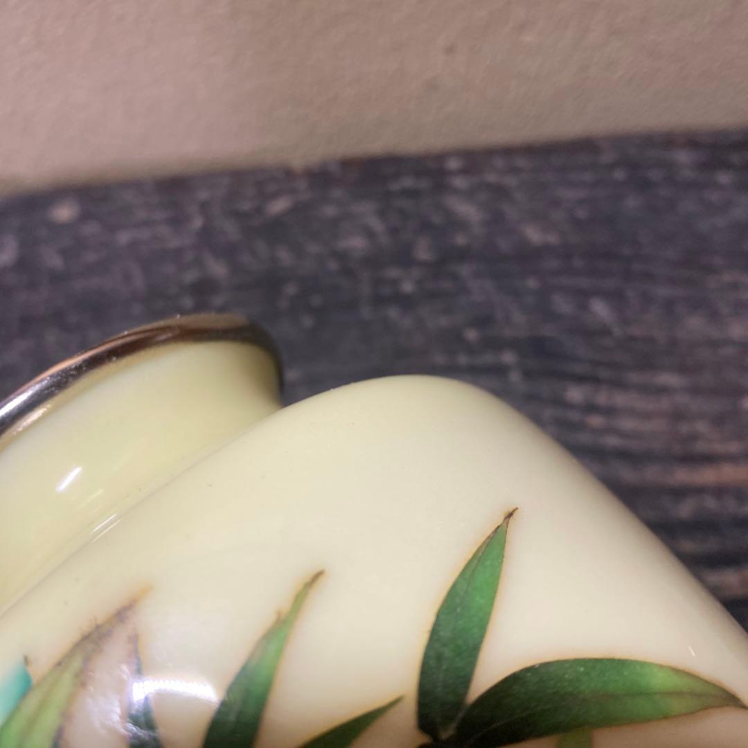 古玩　竹図七宝花瓶