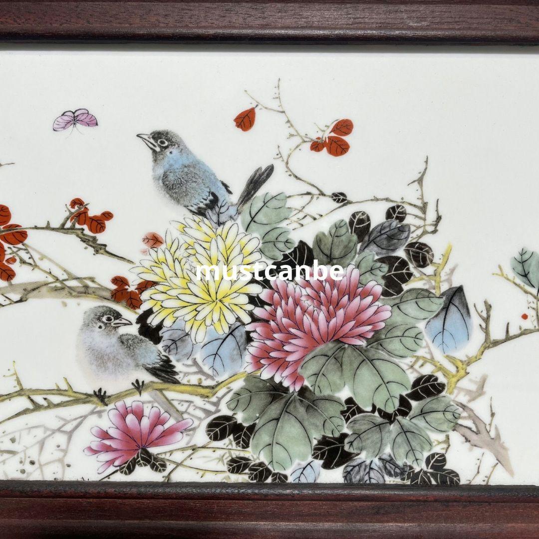 景徳鎮 陶板画 が一堂に会します 応接間 玄関 茶室 掛画 装飾品 工芸品 置物