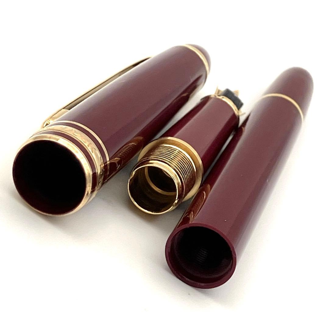 モンブラン 万年筆 14K 14金 144 ボルドー ゴールド