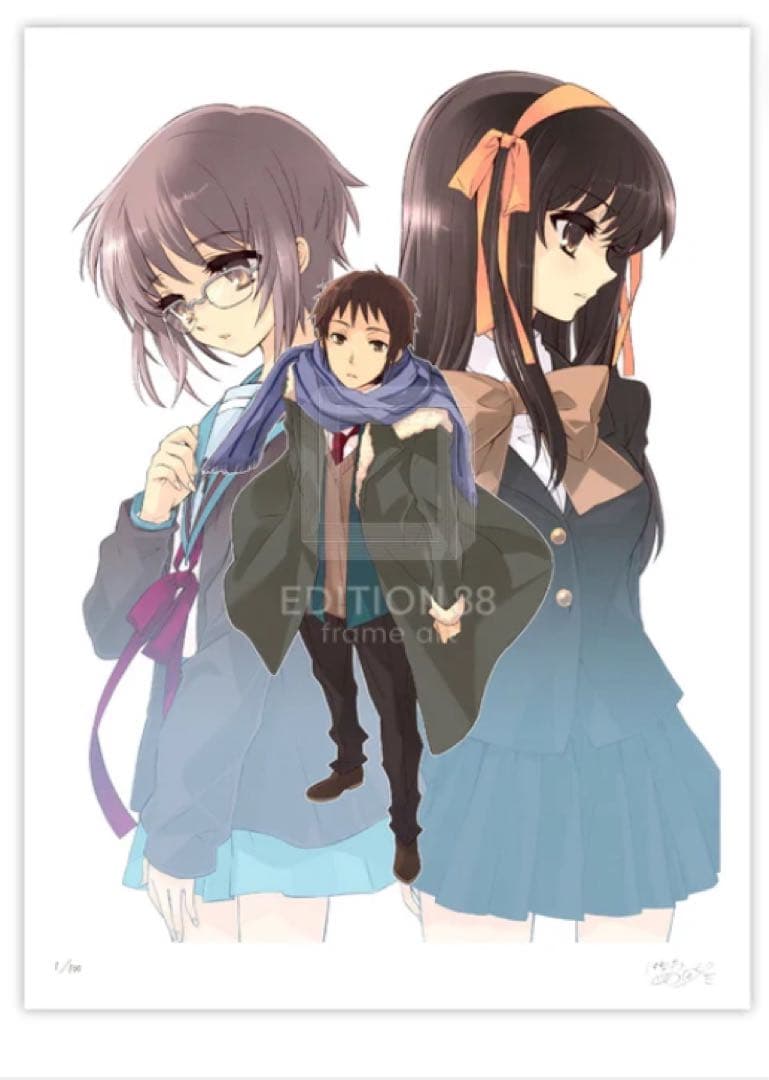 涼宮ハルヒの消失　いとうのいぢ展　限定100 サイン入り