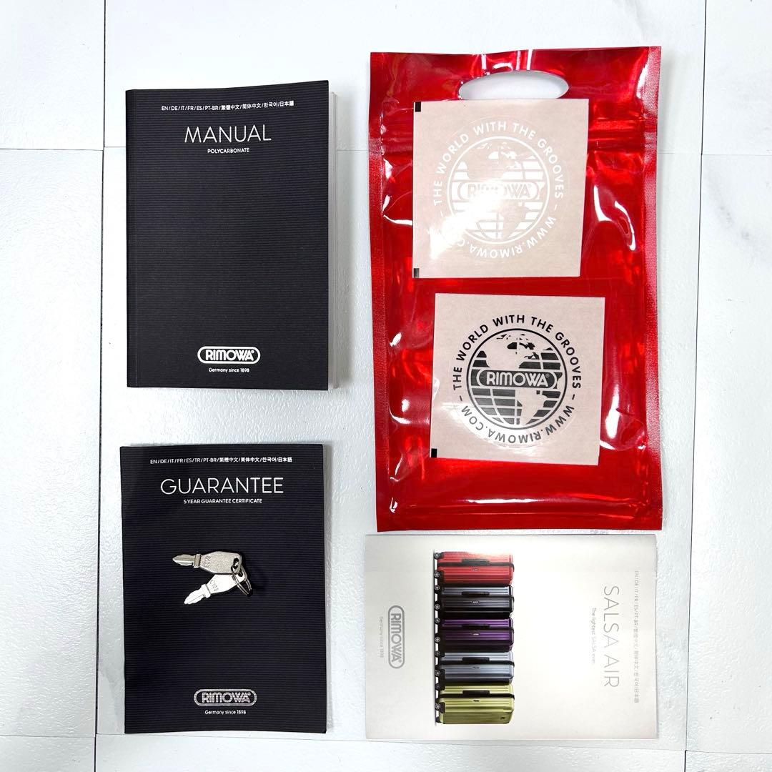 RIMOWA サルサエアー 34L 機内持ち込み 四輪 キャリーケース レッド