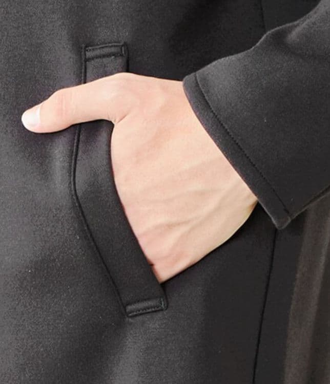 新品 ブラックレーベルクレストブリッジ ロングパーカー コーディガン 黒