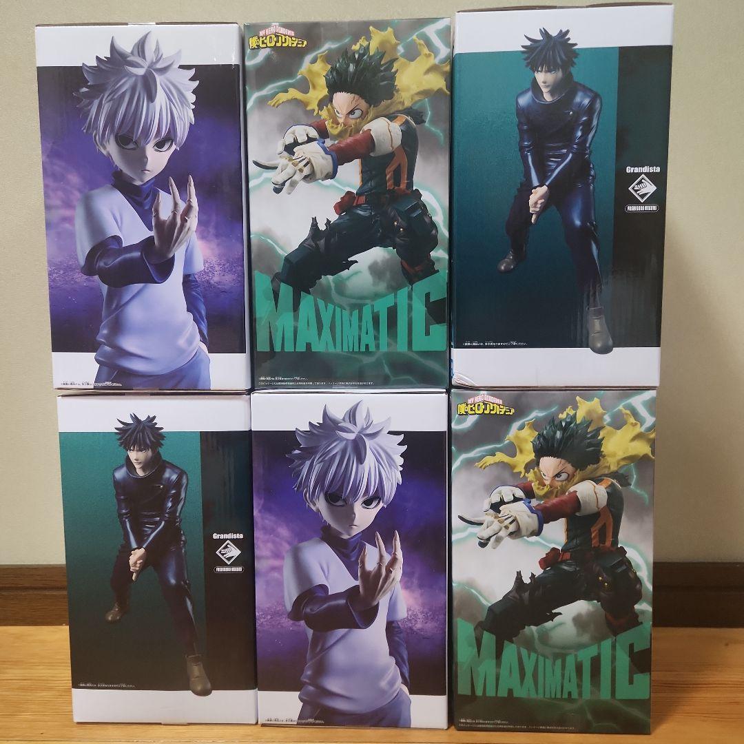 キルア　伏黒恵 Grandista & 緑谷出久MAXIMATIC 6体セット