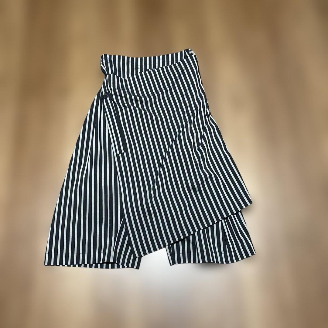 モユル　ストライプ　サルエルパンツ