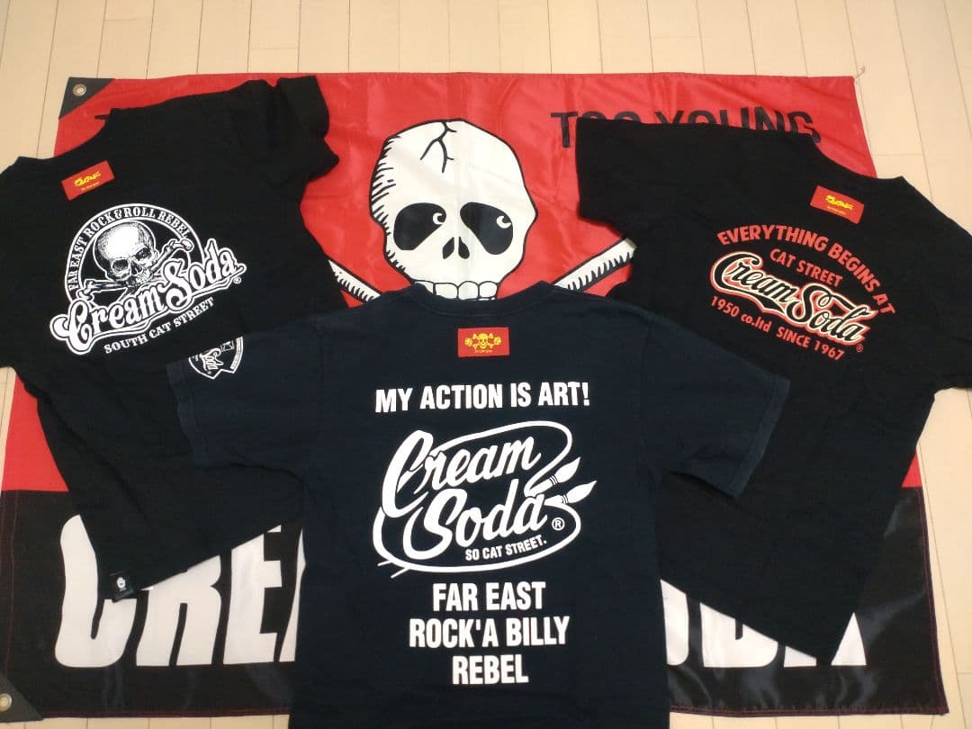 Cream Soda クリームソーダ ピンクドラゴン Tシャツ